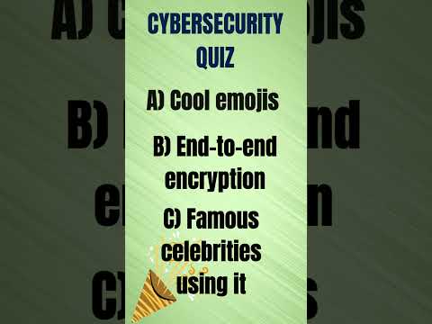 Cybersecurity Quiz  #chatgpt #ethicalhacking #quiz #quiztime  #infosec  #facts #funny #motivation