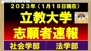 ＃立教大学＃倍率＃志願者