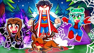 We Made SUPERHERO CLASSES In 99 Nights In The Forest! (Roblox)