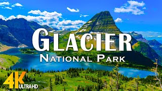 Glacier National Park 4K UHD 🌲 Epic Cinematic Nature Journey with Majestic Mountains & Calming Music