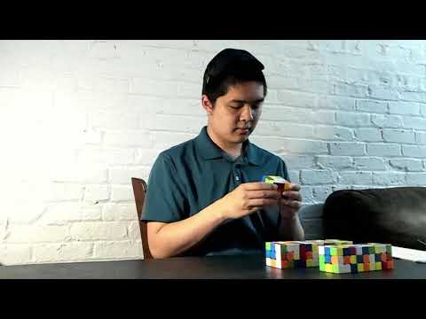Solving 8 Rubik's Cubes Blindfolded