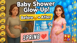 From Tired to Glowing! ✨ Mommy-To-Be Makeover + Baby Shower Room Decor 💙 | Project Makeover 💄
