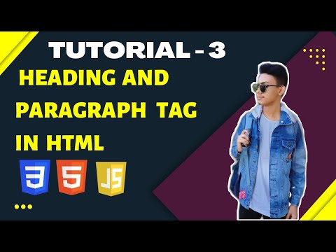 Heading and Paragraph tag in html || heading and paragraph tag in html body