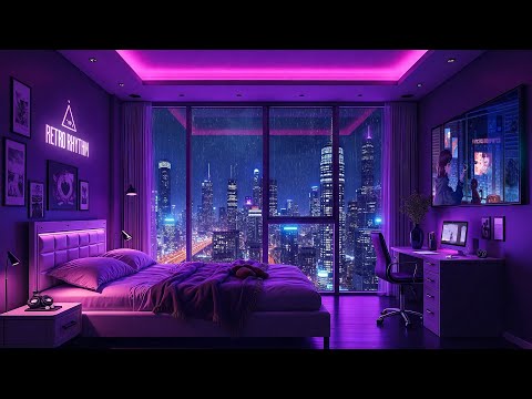 1980s Lofi City 📻 Retro Vibes & Nostalgic Japanese Town Ambience 🎯 Lofi Rain Playlist