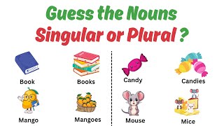 Singular & Plural Nouns Quiz | Nouns Quiz for Kids | Parts of Speech Quiz |  Grammar Learning Quiz