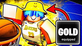 I FINALLY Got 0.001% MIRACLE GOLD Style in Roblox Basketball Zero