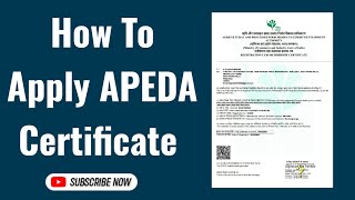 How To Apply APEDA Certificate | APEDA Certificate Kaise Apply Kare | APEDA Certificate Kaise Banaye
