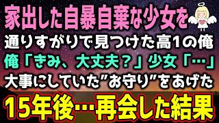 【感動する話】公園で座り込む家出少女に大切なお守りを渡して勇気づけた→１５年後…少女と再会した結果（泣ける話）感動ストーリー【朗読・スカッと】総集編