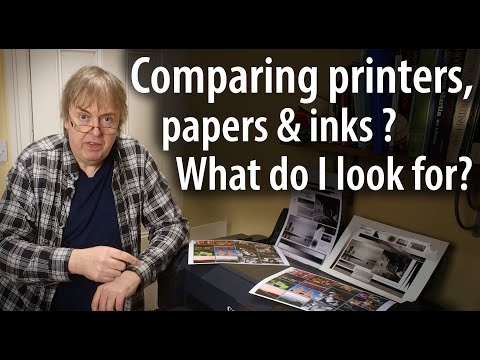 What do I look for comparing prints, printers and ink sets? What makes one print better than another