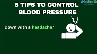 5 easy steps to control your blood pressure