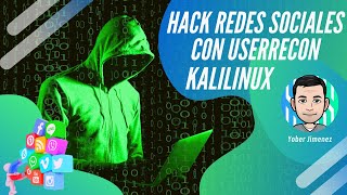 Como instalar y usar UserRecon en KaliLinux con Yober Jimenez Exsystem.