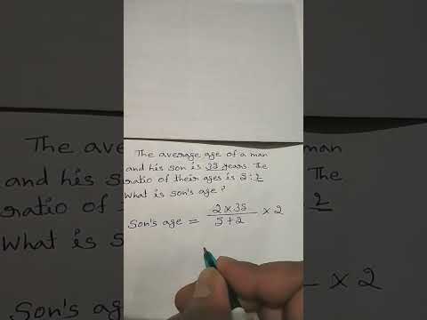 trick#average#son's age#solved in just 20 seconds