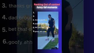 Ranking funny fall moments..#funny #fails #fall #lol #fallfun