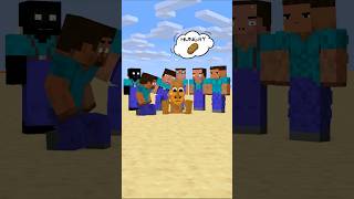 HELP Herobrine To Stop The Moving Bedrock With Friends #friendship #shorts #trending #anime