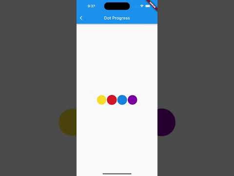 Dot Progress Indicator in Flutter #flutter #animation #tutorial