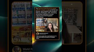 The Guinness World Record for largest collection of jigsaw puzzles is held by Liza Fireman