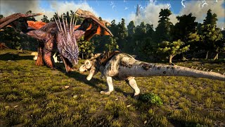 Ark The Island Fighting with Boss- #1
