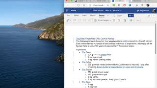 Microsoft Word Online: How to Track Changes