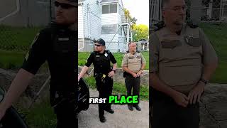 Alley Confrontation: Man Demands Answers From Multiple Cops In Illegall Stop #police #shorts