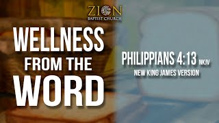 Zion Baptist DC Wellness From The Word Day 7