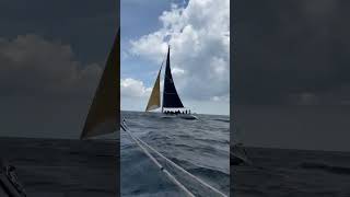 SC70 Ohana Blows Past Another Boat | Pure Speed on the Water 💨⛵ #shorts