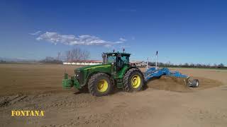 Планировщик грунта SB Fontana Италия  GPS системой выравнивания Agricad