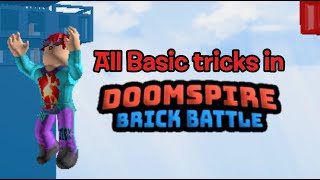Every Basic Tricks Every Doomspire Noob Should Know! | Doomspire Brickbattle