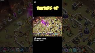 Yeeters OP attack in clash of clans! #clashofclans #subscribe #coc #yeeters #shorts #gaming