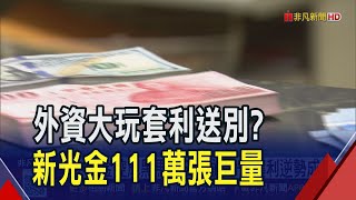 外資大玩套利?新光金最終日爆出111萬張巨量 台新金勁揚8%  匯損衝擊14金控上半年獲利年減35%"這一家"成大黑馬｜非凡財經新聞｜20250711
