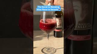 ￼Quickest way to easily aerate a glass of wine!