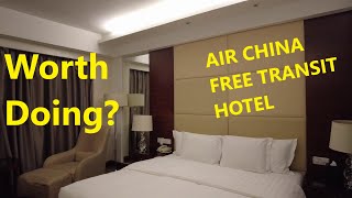 AIR CHINA free Transit Hotel Service Review- Crowne Plaza Beijing Capital Airport