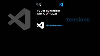 Top VS Code AI Extensions You MUST Try (FREE + Powerful) ⚡ #vscode #coding #aicoding #codingtips