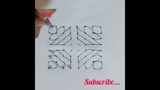 8*8Dots Diwali Rangoli /Trending   Sankranthi Muggulu /8*8Small Rangoli /Festival Chukkala Muggulu
