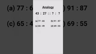 👉reasoning challenge for you Q472|#shorts#trending#viral #analogy#bssccgl4  #shorttrick#ssccgl#bssc
