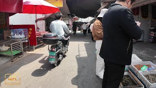 中国福建，清明时节街上购物，45元的十全大补酒，10元4斤的砀山酥梨，一盒2斤的西瓜10元，新鲜的海鲜，25元一斤的八爪鱼(4K UHD)