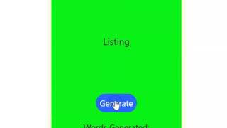 Thunkable Random Word Generator                   #Thunkable #Generator #App