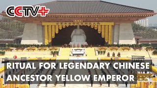 Traditional Ritual Held to Worship Legendary Chinese Ancestor Yellow Emperor