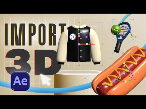 Don’t Miss the Feature in After Effects (how to import and work with 3D models in After Effects )