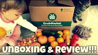 UNBOXING & REVIEW: GrubMarket - Produce Delivery!!!