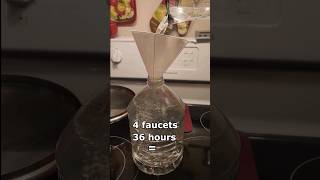 Drip Your Faucets - Save the Water! #winterprep #freezing #faucet #conservewater #pipes #drip