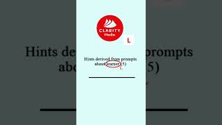 Clarity Cryptic #16: Hints derived from prompts about learner (5)  #crypticcrossword #puzzlesolving