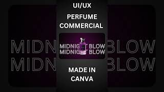 Designing a Perfume Ad in Canva (Easy UI/UX)