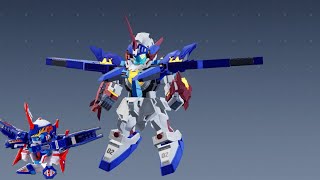 【Gundam Breaker 4 | ガンブレ4】SD コバルトセイバーファイヤー | Cobalt Saber Fire (from Battle B-Daman: Fire Spirits)