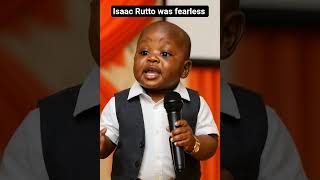 This man Isaac Rutto was fearless acha sahii 😂😂 #news