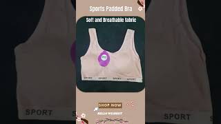 sports bra available at bello wearist #bra #underwear #girlswear