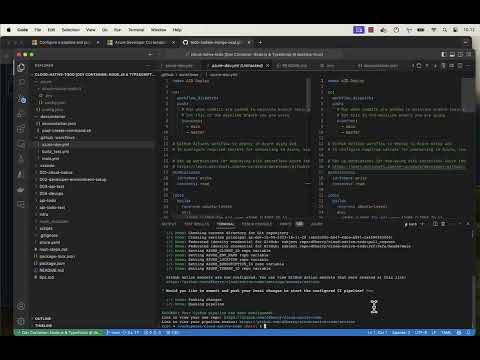 CloudNative005-01 Configure deployment from GitHub to Azure with Azure Developer CLI