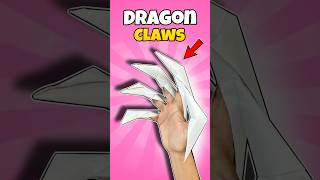 How to Make a Paper Dragon Claws😱 #shorts
