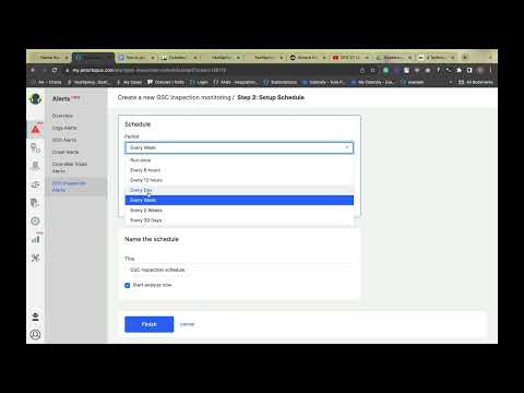 How to schedule GSC Inspection alerts in JetOctopus
