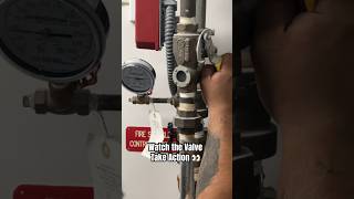 Draining Sprinkler System #shorts #fireprotection #firesafety #behindthescenes #maintenance