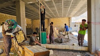 Building Our Dream Home’s Interior Walls 🏡 & Harvesting Fresh Honey 🍯 | Amir’s Family Journey